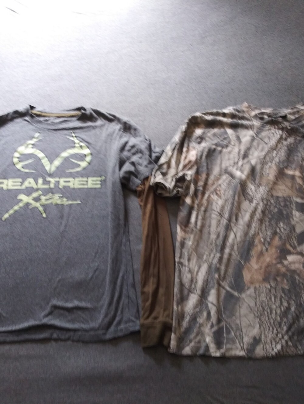 Lot 2 Realtree Xtra Green Camo Camouflage Shirt Mens Large